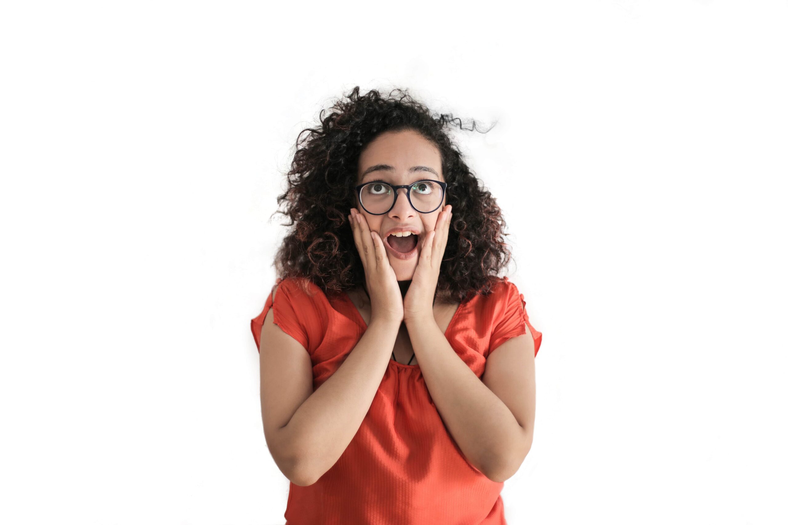 picture of a girl after the application of image masking