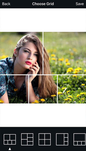 Choose Grid in Grido for Facebook