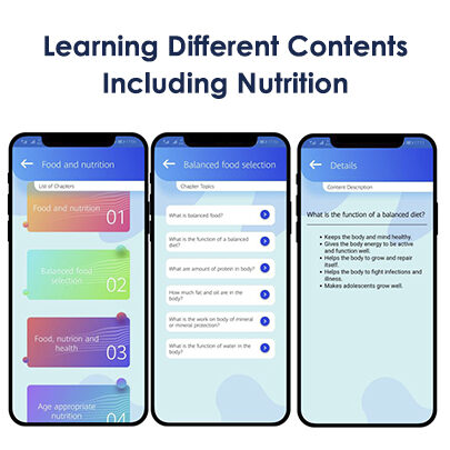 Contents from Digital Platform for adolescent