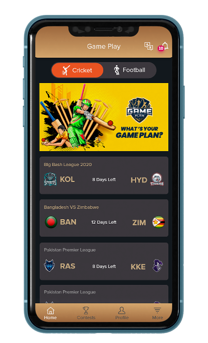 Game Plan Application Banner Image