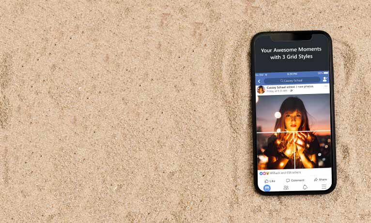 Grido for Facebook Create Unique Photos on Mobile