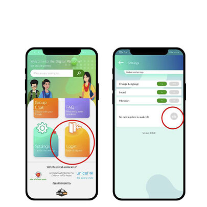 Homepage of Digital Platform For Adolescent