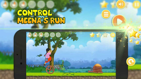 Meena over the wheel