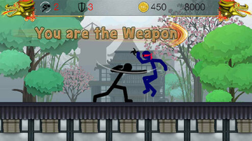Rooftop Frenzy You are the Weapon Game Scene