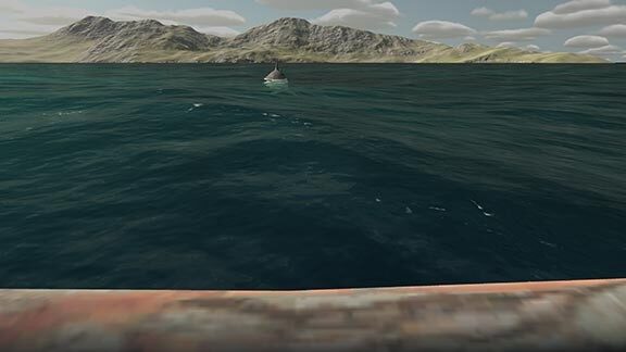Shark Attack VR Game Sea Water View