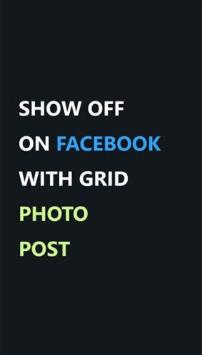 Show off on Facebook Grido for Facebook