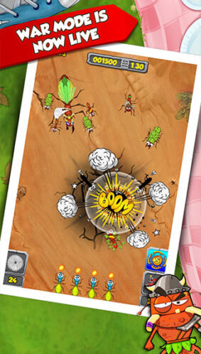 Tap Tap Ants Battlefield War Mode