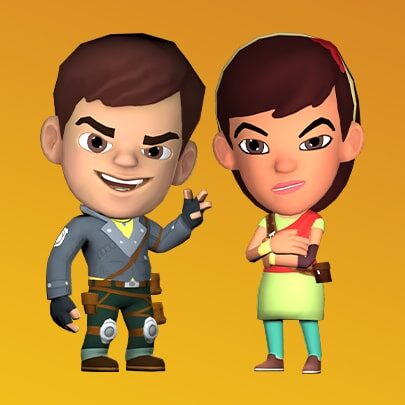 Treasure Wars Game Animations