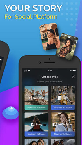 Your Story for Social Platform Vimory