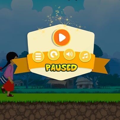 Meena Facebook Game Paused Scene