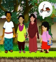 meena with members from her village