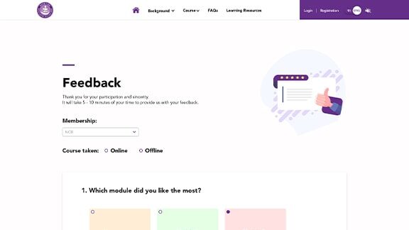 Feedback NCB e-Learning Course