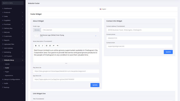 Ecommerce Solution Admin Panel Screenshot Five