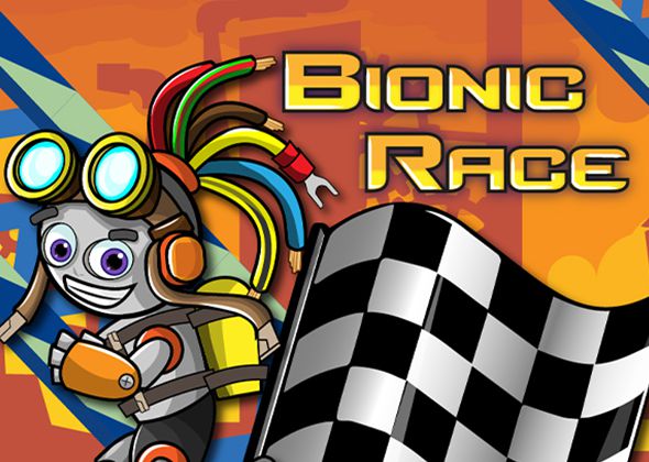 Promotional Banner Bionic Race Game Riseup Labs Gaming Platform