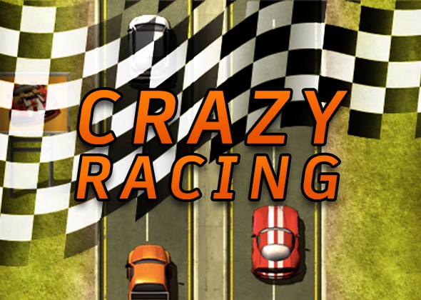 Promotional Banner Crazy Racing Game Riseup Labs Gaming Platform