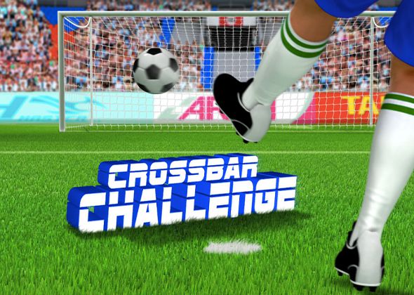 Promotional Banner Crossbar Challenge Game Riseup Labs Gaming Platform