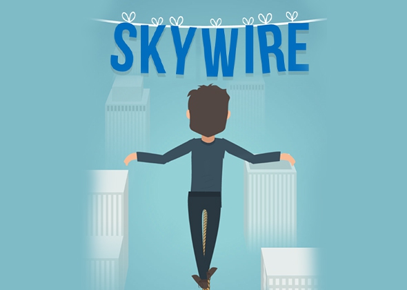 Promotional Banner Skywire Game Riseup Labs Gaming Platform
