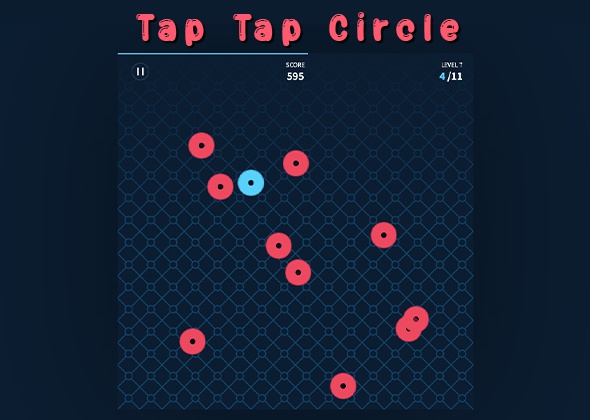 Promotional Banner Tap Tap Circle Game Riseup Labs Gaming Platform