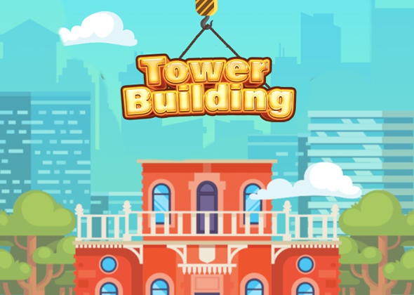 Promotional Banner Tower Building Game Riseup Labs Gaming Platform