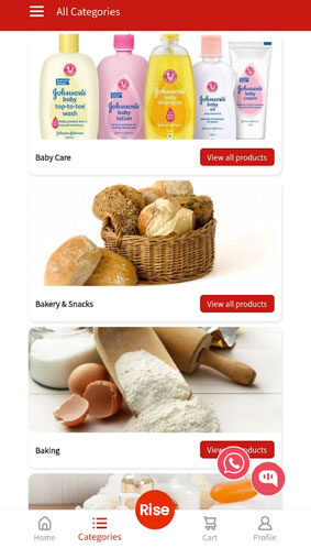 User App Screenshot of Ecommerce Solution Three
