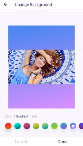 Photo Editor App Color Choices