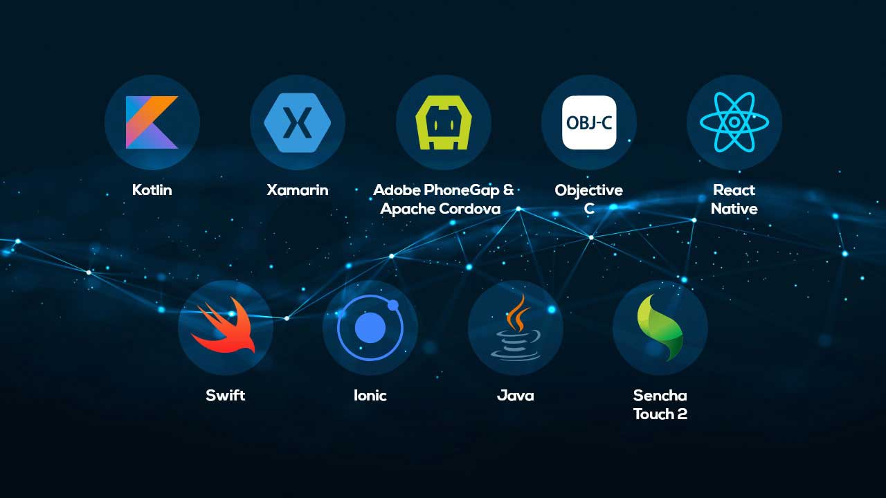 technology stack for developing mobile app The image contains all the technology stacks that developers use in mobile application development