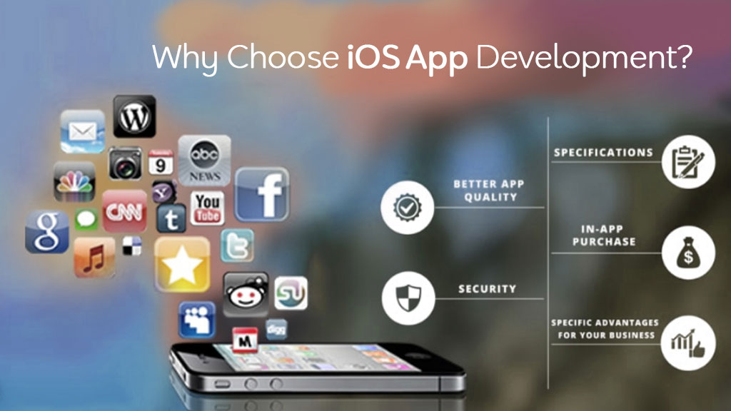 Reasons for iOS app development Reasons for iOS app development. The image showing some specific reasons why you should choose iOS app development.