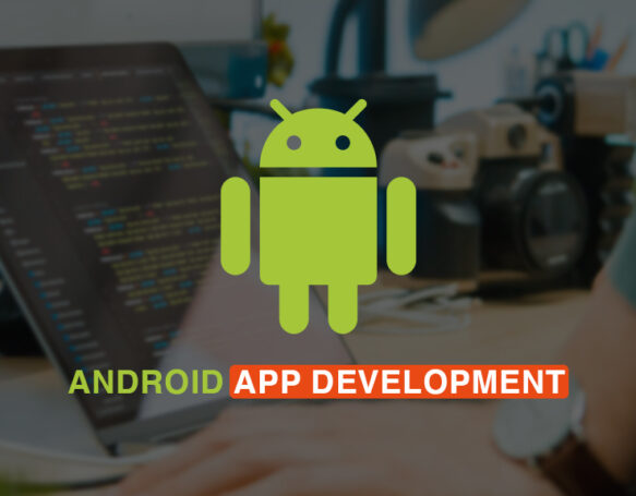 the features image for the article android app development