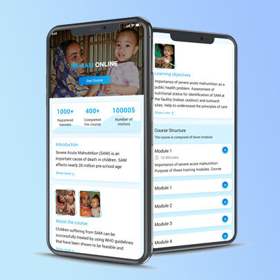 Severe Acute Malnutrition (SAM) Mobile App eLearning Platform