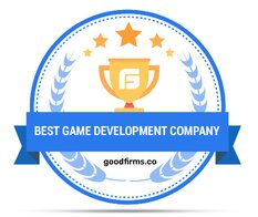 best game development company badge from goodfirms