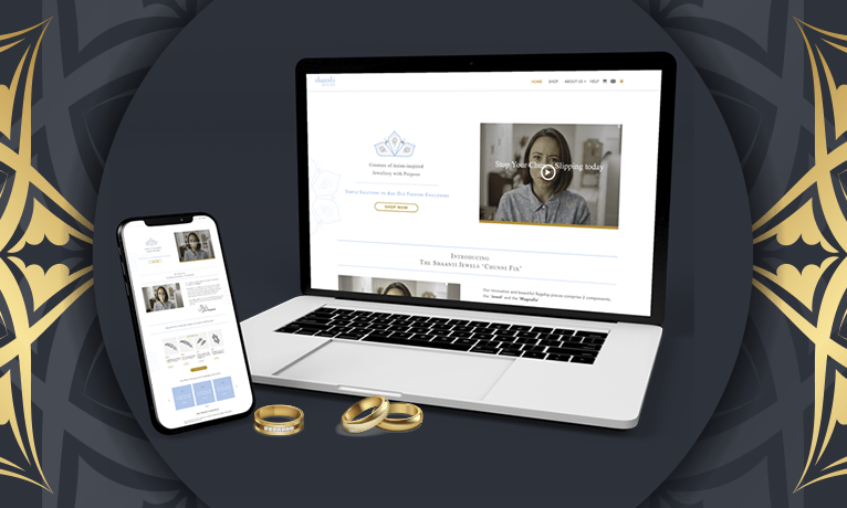 Shaanti Jewels Website Thumbnail Image