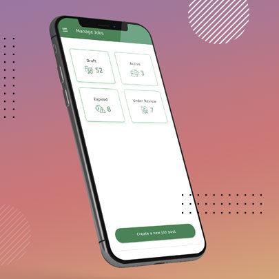 User Can See All Job Post From This Section.