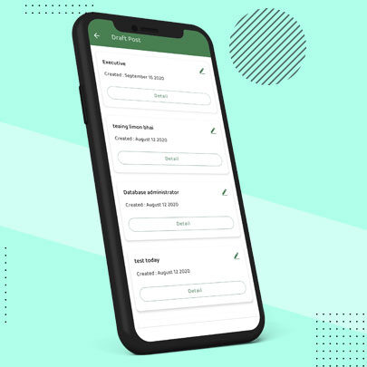 Requirement Steps in Employer App
