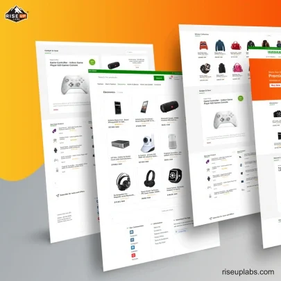 Responsive eCommerce Web Design Services by Responsive Web Design Company Riseup Labs