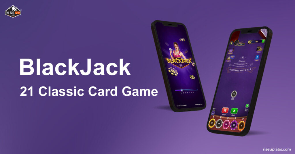 Feature image of BlackJack 21 Classic Card Game portfolio
