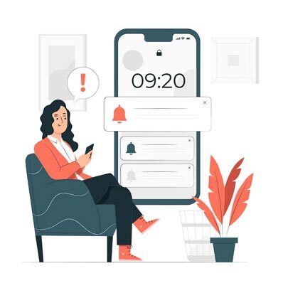 Notifications For Delivery Person App