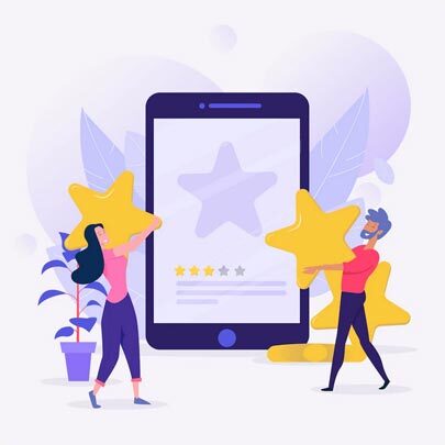 Ratings & Reviews For Customer App