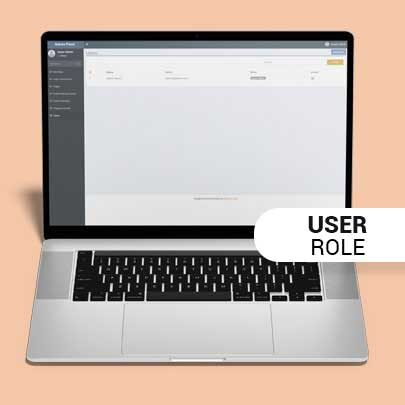 User Role of Backend Website