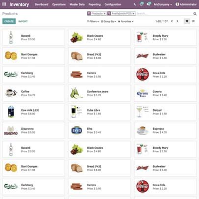 Odoo Point of sale module