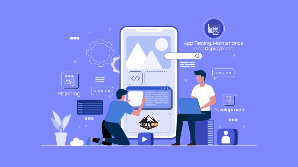 Step-by-step process of developing a social media app