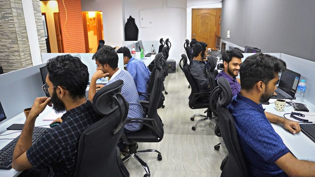 Developers and Software Engineers are working on their project