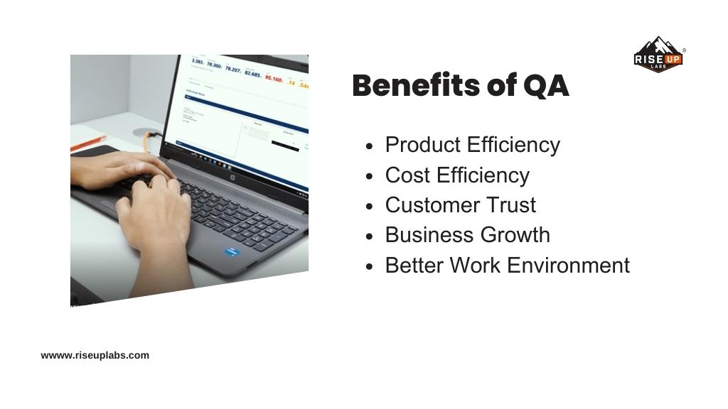 Explaining the Benefits of Ensuring Quality of a Product