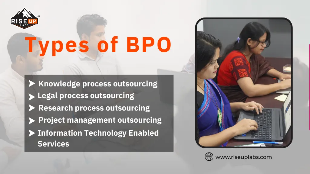 Explaining the Business Process Outsourcing Types in the BPO overview