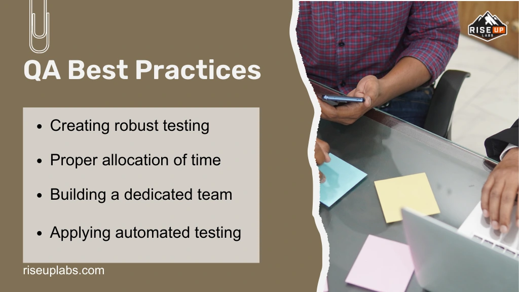 Best Practices for QA