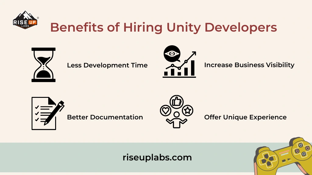 Benefits of Hiring Unity Developers