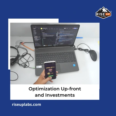 Optimization of up-front and ongoing investments