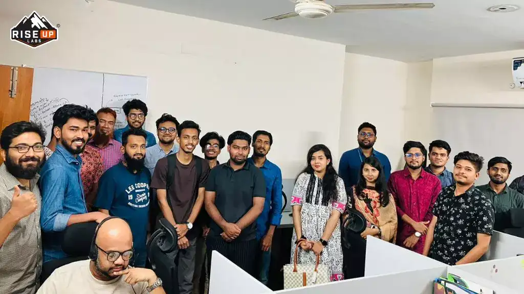 Image of AIUB students are visiting Riseup Labs offices in May 2023