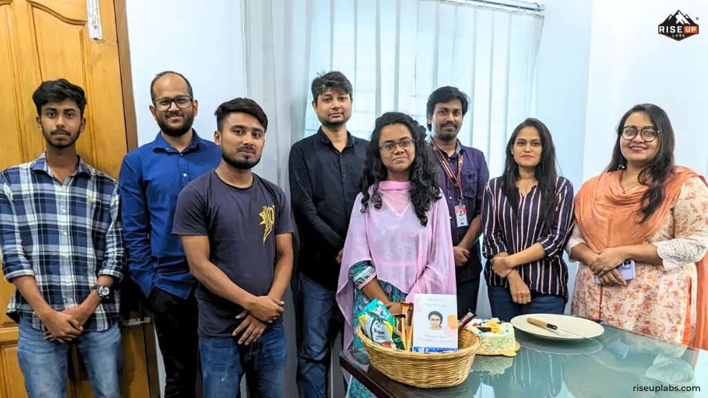 Birthday Happiness with Colleagues