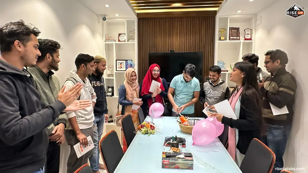 Celebrating happy birthday of incredible team members