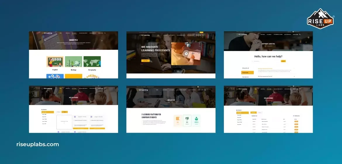 Features of e-Learning Platform for European Students